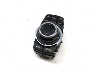 10-14 BMW 135i 335i X5 X6 (E70 E71 E87 E90) STEREO NAVIGATION iDRIVE SWITCH KNOB — exact item pictured